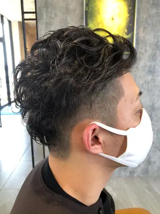 ショート メンズ 杉田 一浩のヘアスタイル