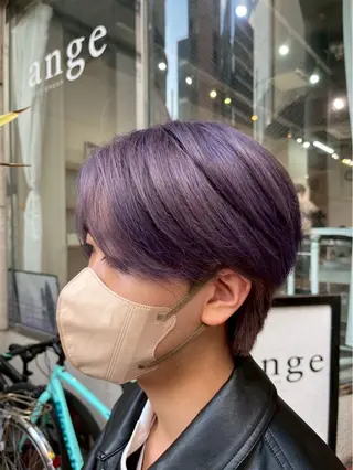 カラー メンズ 暖色カラー/艶カラー mitsuki🌴のヘアスタイル