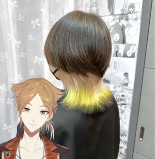 ミディアム ヲタクに美容室は難しい所属・カットモデル募集中 🥀タカハシ🥀のヘアスタイル