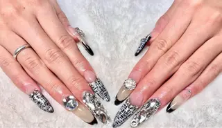 ロング kurumi nailのネイルデザイン