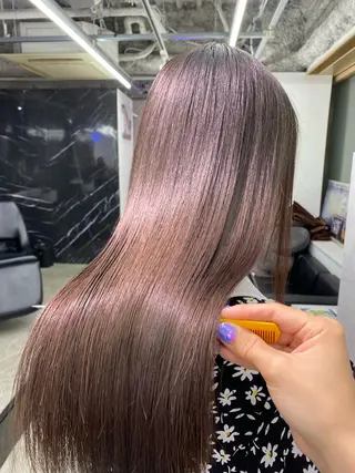 ロング カラー grow所属・🧡YUKA🧡 渋谷/プルエクステのヘアスタイル