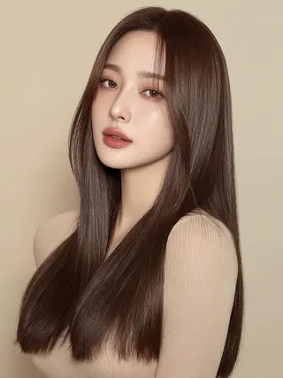 ロング 縮毛・髪質改善🩰 mai🐰ྀི🤍のヘアスタイル