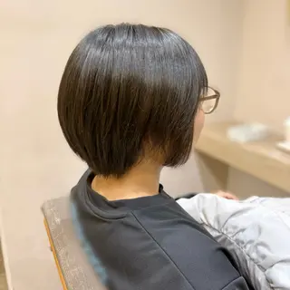 ショート カラー miku🧸 カットモデル/韓国風のヘアスタイル