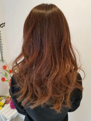 ロング カラー 髪質改善/ハイライト 小林秀樹のヘアスタイル