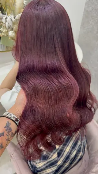 カラー 🍀みちか🍀 lovis💕モデルのヘアスタイル