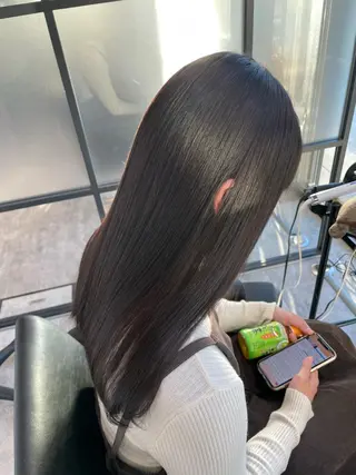 ロング カラー 柔らか透け感カラー 🌿ムロヤリョウスケのヘアスタイル