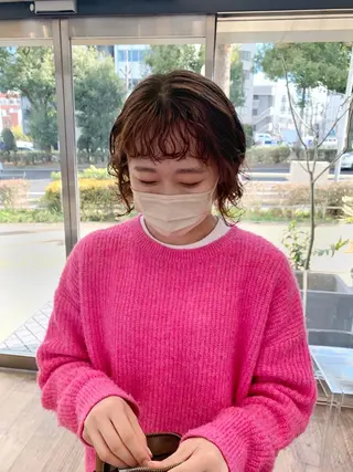 ショート パーマ aoi /パーマ /まるみショートのヘアスタイル