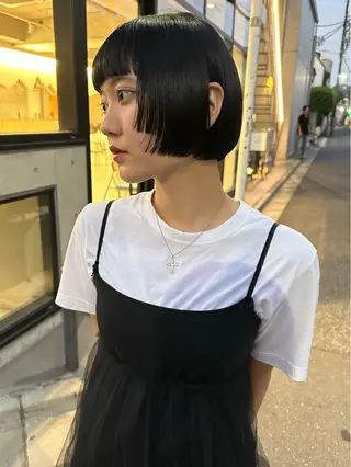 ショート ボブ/似合わせカット /ニュアンスカラーのヘアスタイル