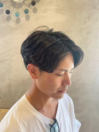 ショート 柏/メンズパーマ/ ナチュラル/颯寿のヘアスタイル