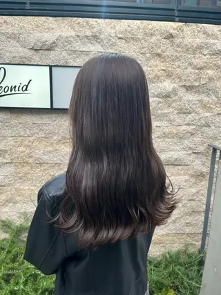 セミロング カラー ✨透明感カラー✨ 🦖佐々木未来🦕のヘアスタイル