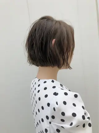 ショート カラー ノグチ ユウキ/ボブのヘアスタイル