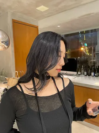 ロング カラー 頼金 愛海のヘアスタイル