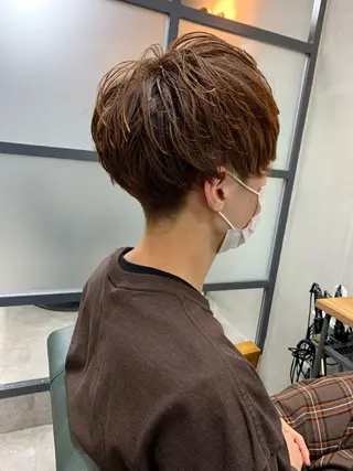 ショート カラー メンズ 【S.BROOM】 店長　西川徹のヘアスタイル