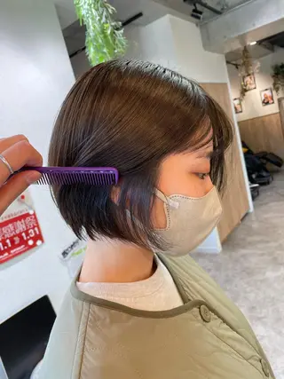 ショート カラー ブリーチ/ハイトーン 🌏💊RAINEのヘアスタイル