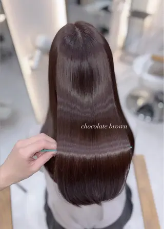 ロング カラー 艶髪・透明感カラー・ 韓国ヘア・Yuriのヘアスタイル