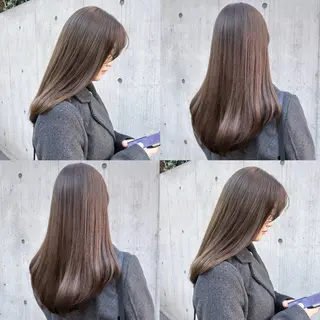 ミディアム カラー カジュアルを女っぽく 𝗮𝘆𝗮𝗰𝗼のヘアスタイル