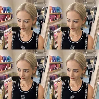 ショート カラー レイヤー×髪質改善 マネージャー安藤光司のヘアスタイル