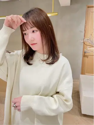 セミロング レイヤーカット ✨️奥田良太✨️のヘアスタイル