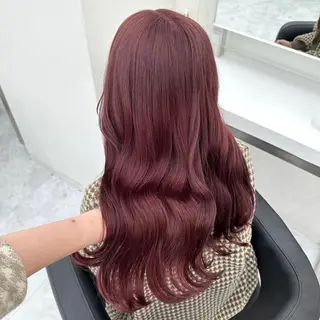ロング カラー 暖色ガーリーヘア🎀 MEARI🩰のヘアスタイル