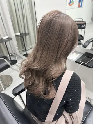 ミディアム ベージュカラー🤎 新潟駅/谷口大海のヘアスタイル