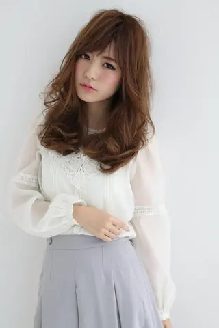 ロング 入谷 健二のヘアスタイル