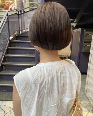 ショート パーマ あずまぐち めぐみのヘアスタイル