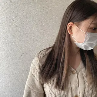 ロング カラー しゅうさん🍝 麻田秀太郎のヘアスタイル