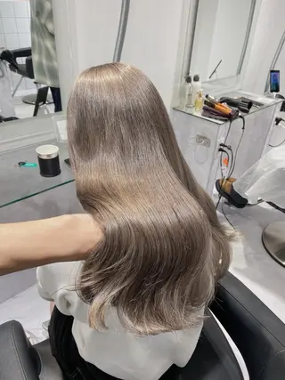 セミロング カラー 🌿透明感赤み消し Keishin🌿のヘアスタイル