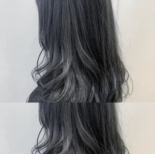 セミロング カラー box mico. mutsumiのヘアスタイル