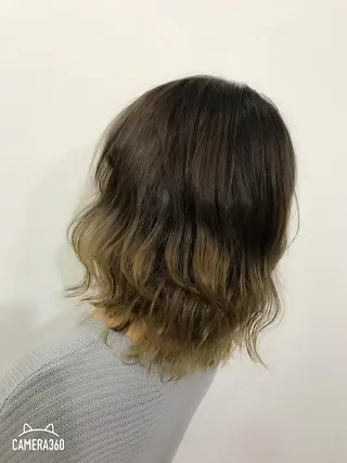 セミロング カラー 相武台ショート特化 💐川崎希💐のヘアスタイル