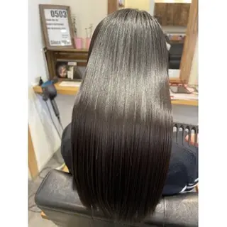 ロング 福井 優のヘアスタイル