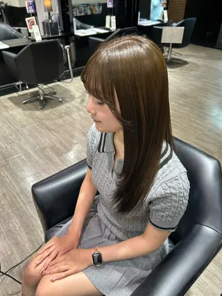 ロング カラー ALEXANDRE OF COLORS TOYAMA所属・ishizuka toaのヘアスタイル