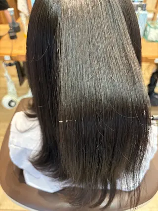 セミロング ゆうこ🍀髪質改善/ ストレート/艶カラーのヘアスタイル