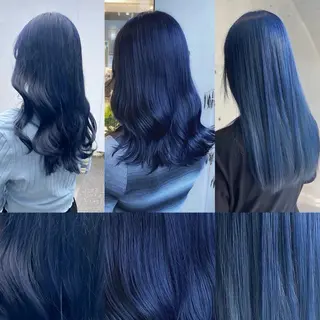 ロング カラー ハイトーンカラー/ 青髪/💙みずき💙のヘアスタイル