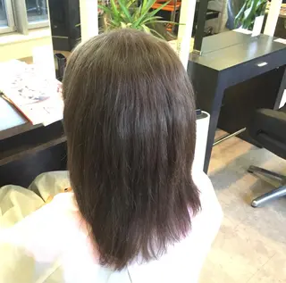 ミディアム カラー 💓シールエクステ ルミエールのヘアスタイル