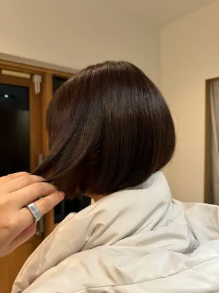 ミディアム カラー hina 🛋️ブリーチカラーのヘアスタイル