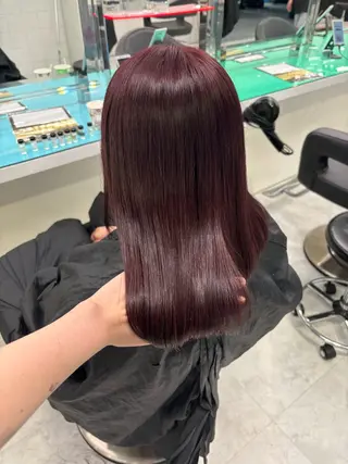 セミロング ブリーチなし暖色 💗AKARI💗のヘアスタイル