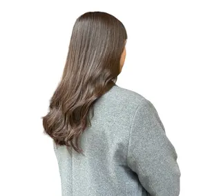 ロング カラー 透明感カラー/牧内 楓/インナーカラーのヘアスタイル
