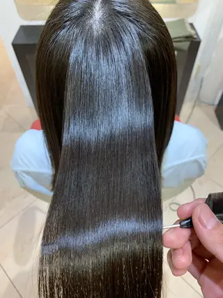 ミディアム 髪質改善美容師 鈴木のヘアスタイル