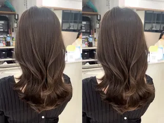 ロング 韓国ヘア透明感カラー / マイカ🍒のヘアスタイル
