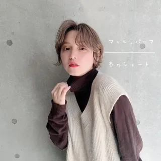 ショート 🧸レイヤーカット 🤎店長anju🪽のヘアスタイル