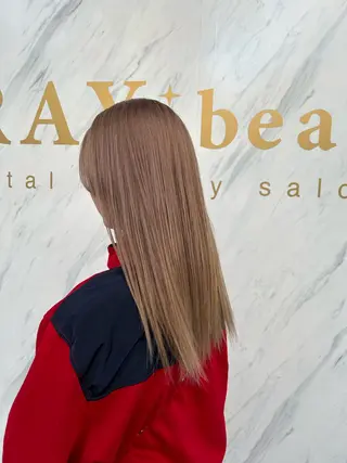 セミロング カラー 小森 永のヘアスタイル