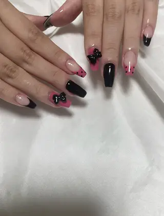 ロング Nailsalon プチ　ラジェムのネイルデザイン