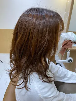 セミロング 坂井 茅聖のヘアスタイル