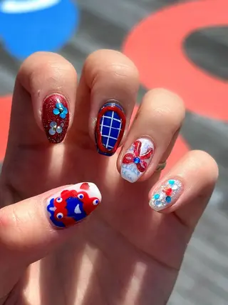 ネイル Qmu nail まりなのネイルデザイン