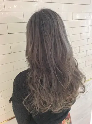 セミロング カラー レイヤーカット× 髪質改善たもりのヘアスタイル