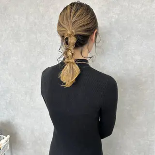 ミディアム ヘアアレンジ はちすか るかのヘアスタイル