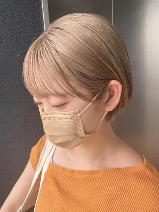 ショート カラー Living所属・ヨシモトリョウ 髪質改善/美髪のヘアスタイル