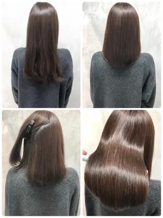 ミディアム 満足度⭕️縮毛矯正師 谷口にお任せを👍のヘアスタイル