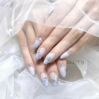 ネイル éclat nail studio（She nail studio内）所属・韓国ワンホン éclat🩵飯山のネイルデザイン